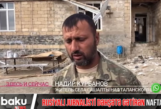 Ermənilərin törətdiyi Naftalan faciəsi rusiyalı jurnalisti dəhşətə gətirdi – VİDEO