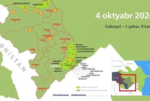 Azərbaycanın işğaldan azad etdiyi ərazilərin interaktiv xəritəsi – VİDEO
