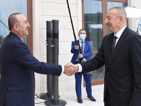 Prezident Çavuşoğlunu qəbul etdi – Foto + Yeniləndi