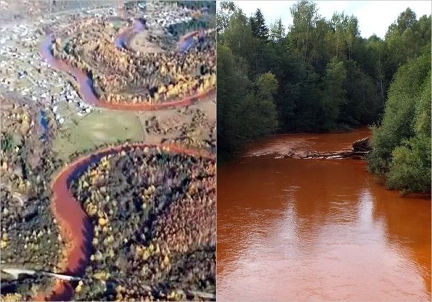 Rusiyada daha bir fəlakət: Çayda su əvəzinə sulfad turşusu axır – VİDEO
