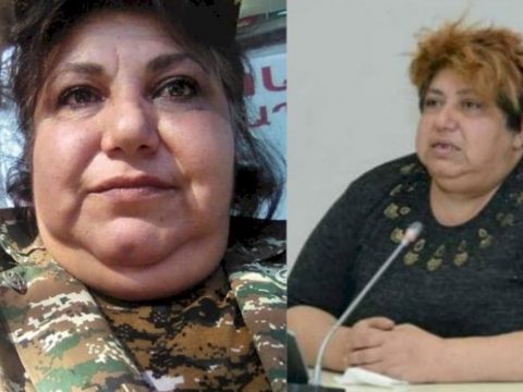 Özünü satıcı kimi təqdim edən erməni qadının gerçək üzü – Fotolar