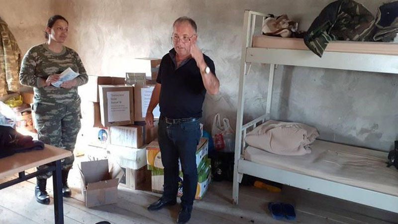 “Dənizçilərə Sosial Dəstək” İB Ordumuza sovqat apardı