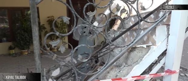 Ermənilər Füzulidə evə raket atdı – VİDEOREPORTAJ
