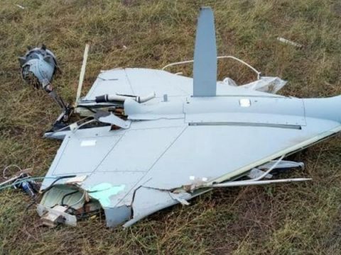 Ağstafada məhv edilmiş PUA-nın FOTOLARI