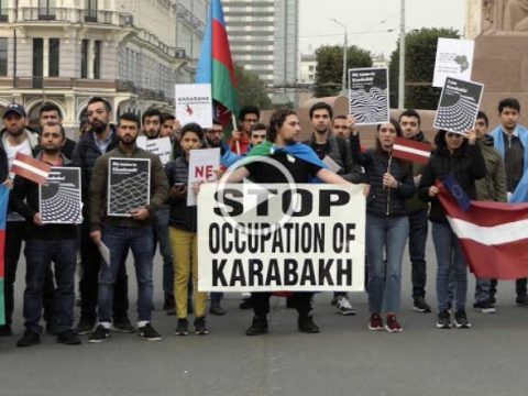 Riqada Ordumuza dəstək aksiyası keçirildi – Foto