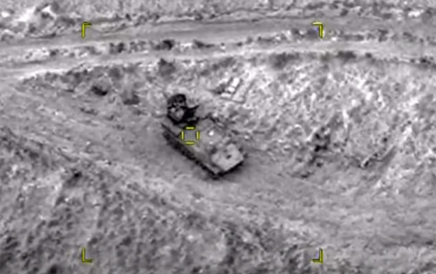 Düşmənin təminat və döyüş vasitələri darmadağın edilib – Video