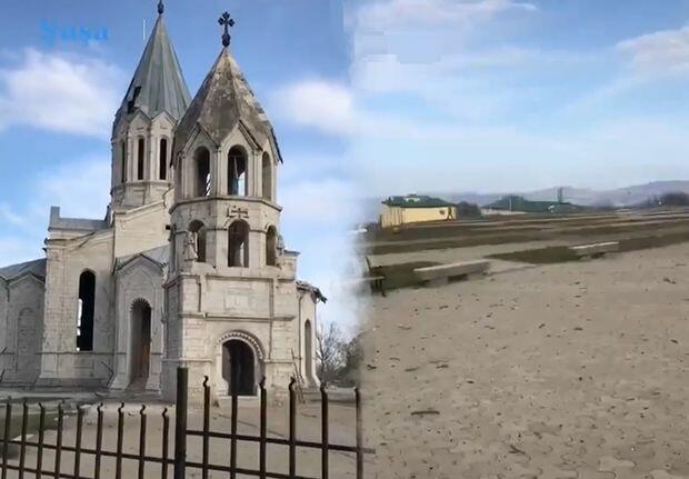 Arutyunyanın son dəfə dua etdiyi kilsə… – Yeni video