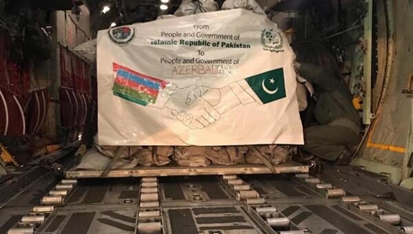Pakistan Azərbaycana humanitar yardım göndərdi