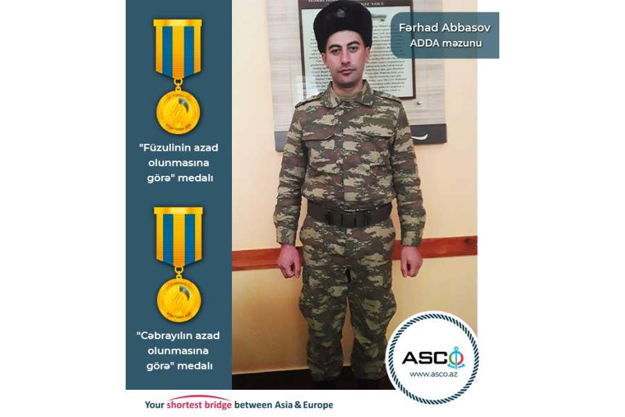 Təhsilini yarımçıq qoyub Vətən müharibəsində iştirak edən ADDA tələbəsi 