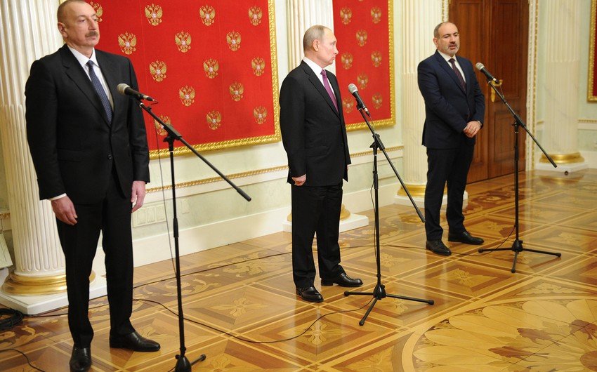 Azərbaycan, Ermənistan və Rusiya liderləri bəyanat imzaladı