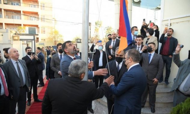 Ərbildə Ermənistanın konsulluğu açıldı: Bərzani ermənilərlə bir arada