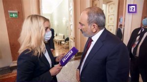 Paşinyan “İzvestiya” müxbirinin sualından özünü itirdi