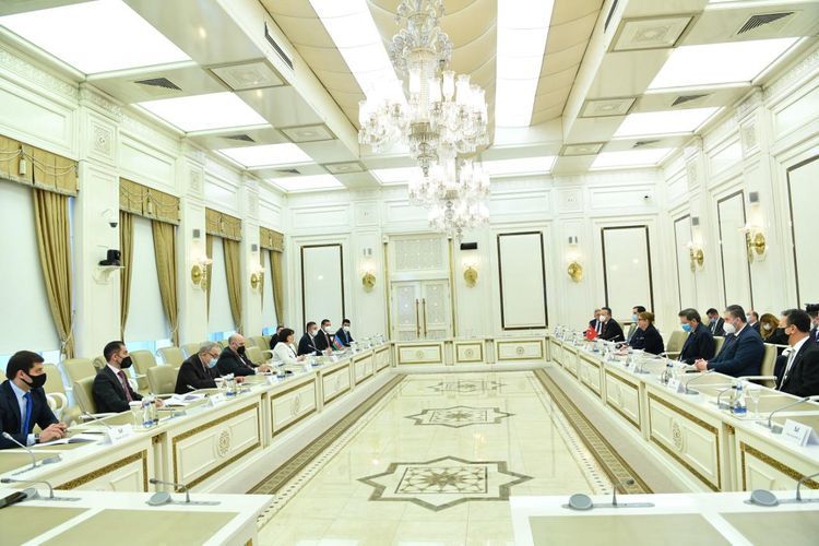 Sahibə Qafarova Ruhsar Pekcan ilə görüşüb