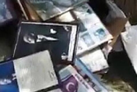 Zibilərin arasından Atatürkün fotosu çıxdı – Müdir işdən uzaqlaşdırıldı
