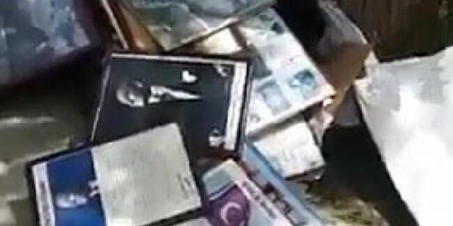 Zibilərin arasından Atatürkün fotosu çıxdı – Müdir işdən uzaqlaşdırıldı