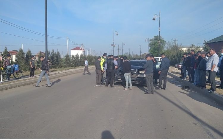 Cəlilabadda iki minik avtomobili toqquşub