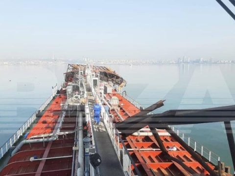 Xəzərdə nəhəng TANKER QƏZASI – FOTO