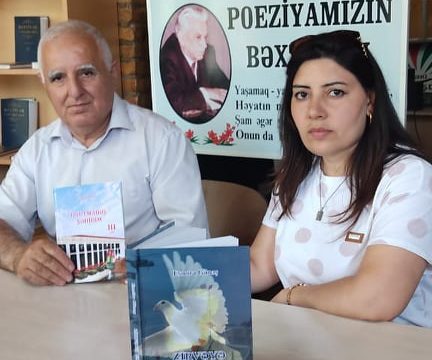 Esmira Günəş Şəkidə şəhid ailəlləri ilə görüşdü, şəhidlər haqqında yazdığı kitabları təqdim etdi