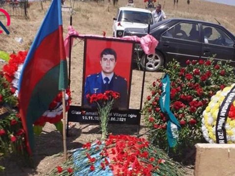 Şəhid gizir dəfn edildi – Foto