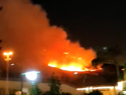 Gülüstan Sarayı yaxınlığında yanğın – Video