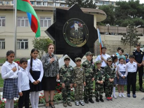 Şəhid kapitan Ceyhun Həsənovun xatirəsi əbədiləşdirildi