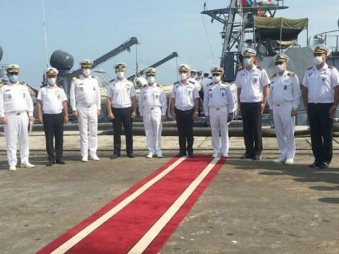 Azərbaycan hərbi dənizçiləri İranda – Foto