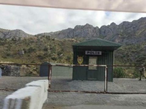 Gorus-Qafan yolundakı polis postundan GÖRÜNTÜLƏR yayıldı – VİDEO