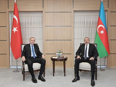 Azərbaycan və Türkiyə prezidentlərinin təkbətək görüşü VİDEO