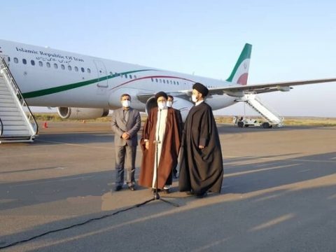 İran prezidenti Azərbaycanla sərhədə gəldi