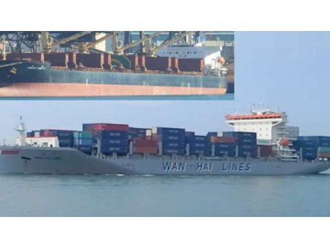 Honkonq sularında gəmilər toqquşub