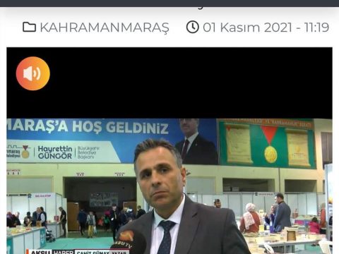 Tanınmış şair Cahit Günay Kahramanmaraşda keçirilən Beynəlxalq kitab sərgisində yeni kitabını təqdim etdi – FOTO