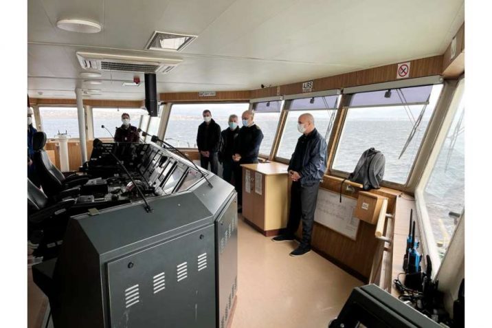 ASCO sədri xarici sularda üzən “Gəncə” tankerinin heyəti ilə görüşüb