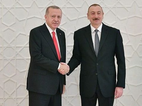 Ərdoğan İlham Əliyevlə Qazaxstandakı vəzyyəti müzakirə etdi