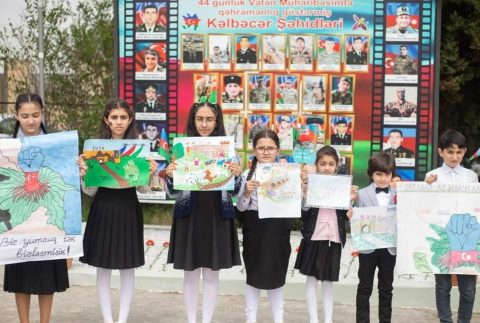 ŞƏHİDLƏRİN XATİRƏSİNƏ İNŞA OLUNMUŞ BULAQ KOMPLEKSİNİN AÇILIŞI OLUB