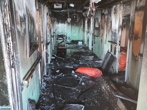 Heyyətində azərbaycanlılar da olan Türk gəmisi yandı – ölən var