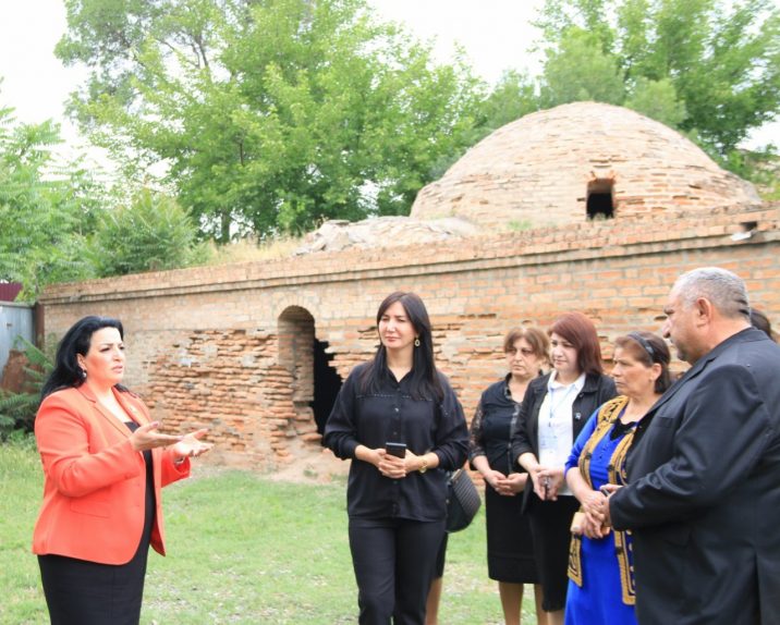 Vəsilə Möhsümova və  Millət vəkili Fatma Yıldırım Şirvanlı hamamına baxış keçirib…