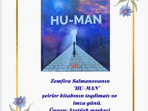 Zemfira Salmanovanın “Hu- Man” adlı yeni şeirlər kitabının təqdimat mərasimi keçirildi
