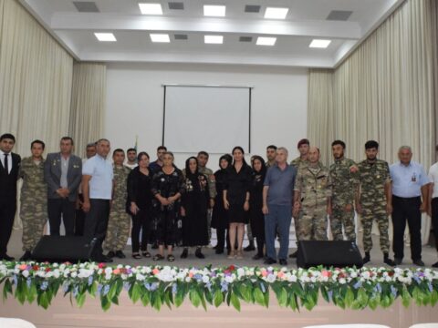 Bərdə Regional Mədəniyyət İdarəsində şəhid ailələri və qazilərin iştirakı ilə tədbir keçirilib