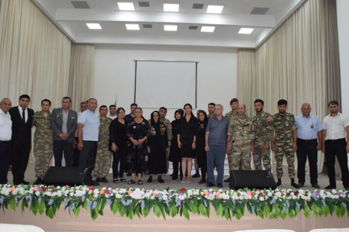 Bərdə Regional Mədəniyyət İdarəsində şəhid ailələri və qazilərin iştirakı ilə tədbir keçirilib