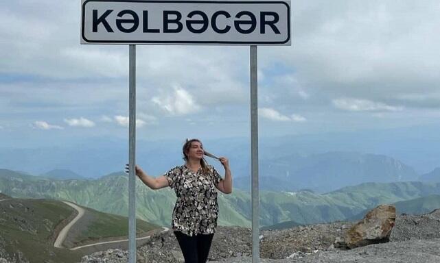 Nazilə Səfərli Kəlbəcərə getdiyini təsdiqlədi