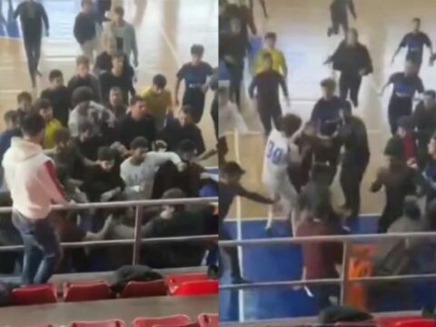 Gəncədə tələbələr arasında kütləvi dava – VİDEO