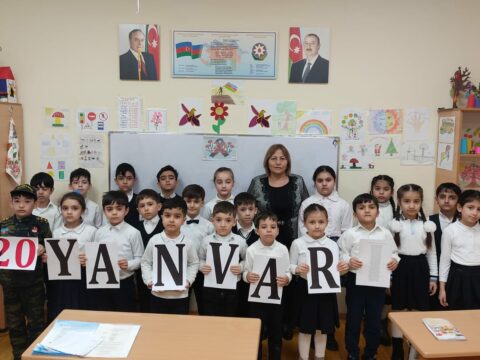 Sumqayıt məktəbliləri  “20 Yanvar” şəhidlərini yad etdilər