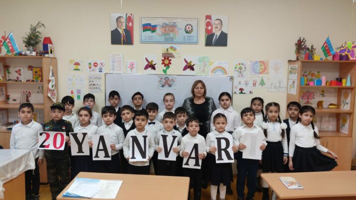 Sumqayıt məktəbliləri  “20 Yanvar” şəhidlərini yad etdilər