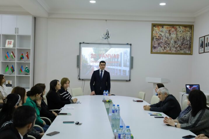 Ədəbiyyat İnstitutunda 20 Yanvar faciəsinə həsr olunmuş tədbir keçirilib Ədəbiyyat İnstitutunda 20 Yanvar faciəsinə həsr olunmuş tədbir keçirilib