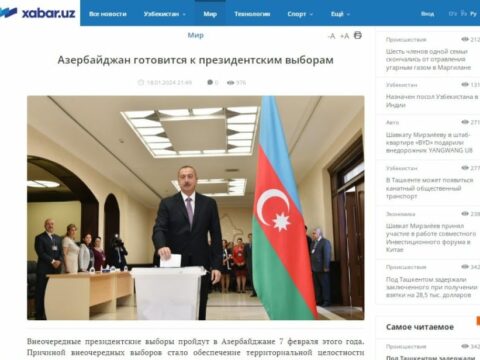 Azərbaycanda keçiriləcək prezident seçkiləri Özbəkistan mediasının gündəmində