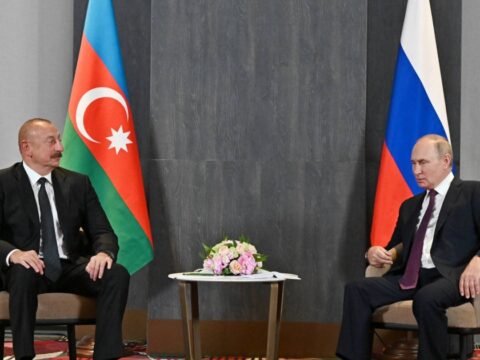 Prezident İlham Əliyev terror aktı ilə əlaqədar Rusiya Prezidenti Vladimir Putinə başsağlığı verib