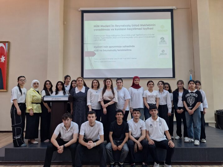 “Mədəni irsin qorunması sahəsində milli və beynəlxalq tənzimetmə”  mövzusunda seminar keçirilib