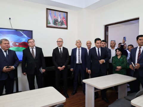 Özbəkistanın aparıcı ali təhsil ocağında Üzeyir Hacıbəylinin 140 illik yubileyi münasibətilə auditoriya açılıb