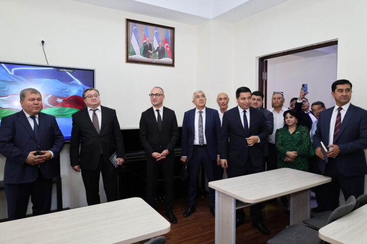 Özbəkistanın aparıcı ali təhsil ocağında Üzeyir Hacıbəylinin 140 illik yubileyi münasibətilə auditoriya açılıb