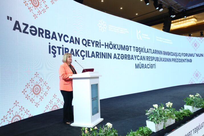 Azərbaycan QHT-lərinin Əməkdaşlıq Forumunun iştirakçıları Prezident İlham Əliyevə müraciət ünvanlayıb